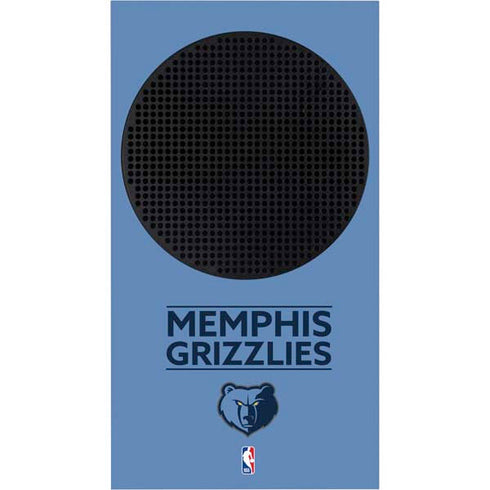 NBA Memphis Grizzlies Standard - Light Blue Xbox Series S Console Skin